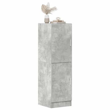 vidaXL Keukenkast 38x41,5x131,5 cm bewerkt hout betongrijs, Verzenden, Nieuw