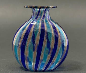 Vasetto Vintage Murano - Anni 60 - Vase - Verre « à canne »