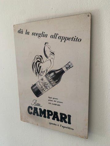 campari - Reclamebord - IJzer