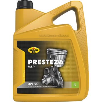 Kroon Oil Presteza MSP 0W20 5 Liter, Ophalen of Verzenden