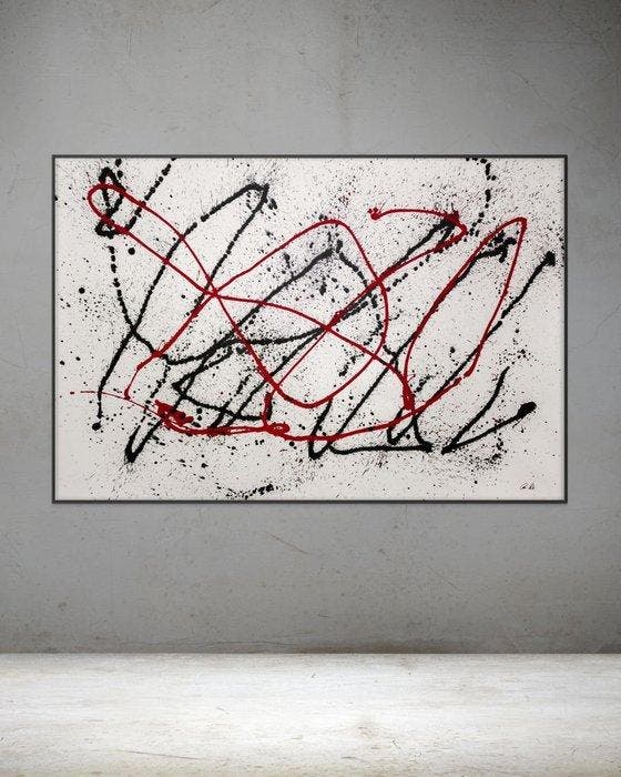 Christoph Prein - Lines Without A Goal - XXL, Antiek en Kunst, Kunst | Schilderijen | Modern