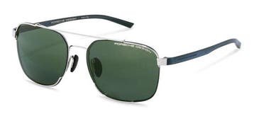 Porsche Design - Aviator - Double Metal - Green Lenses -