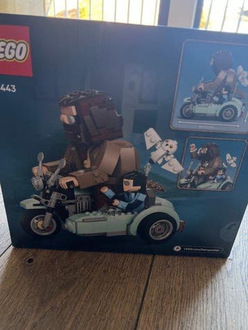 Lego Set - 76443 - Harry Potter - Hagrids & Harrys, Nieuw