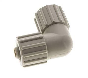 15x9mm PP Raccord à compression coudé 10 bar PVC et PA, Verzenden