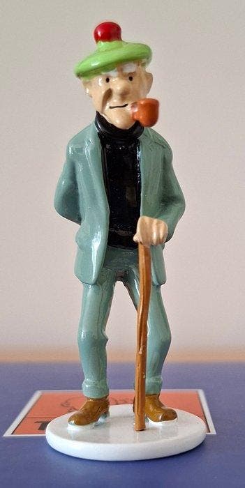 Tintin - Figurine Tintin Carte de voeux 1972 -, Nieuw