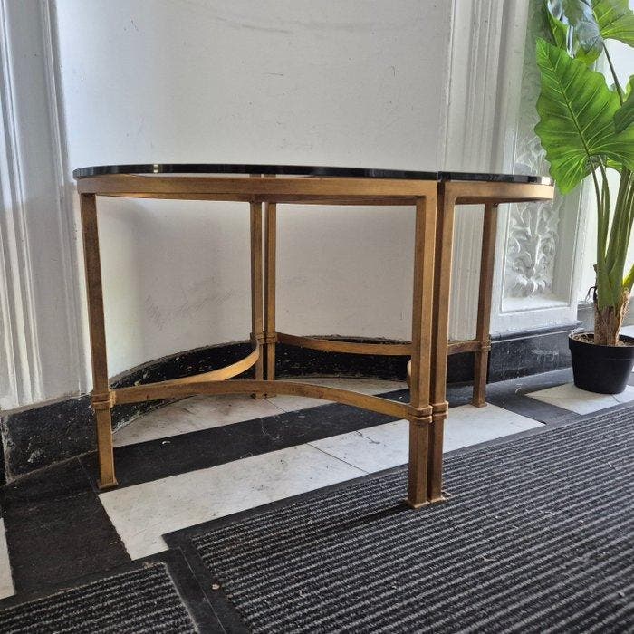 Moderner Konsolentisch in Messing-Optik – Elegantes Design, Maison & Meubles, Maison & Meubles | Autre