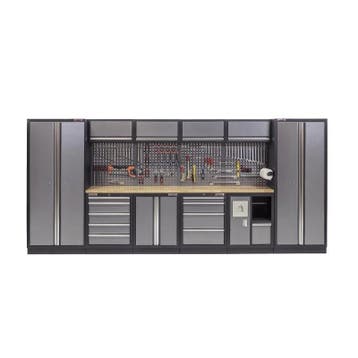 Complete Werkplaatsinrichting, werkbank houten blad,, Doe-het-zelf en Bouw, Werkbanken, Ophalen of Verzenden, Nieuw