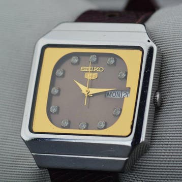 Seiko - 5 Automatic TV Case Jewels - Zonder minimumprijs -