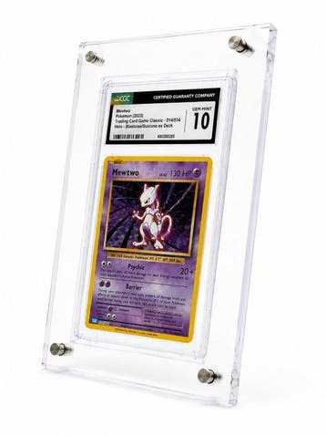 Pokémon - 1 Graded card - Mewtwo 014/034 Foil, Promo card -, Nieuw
