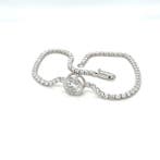 Zonder minimumprijs - Armband - 14 karaat Witgoud - 3.15ct., Nieuw