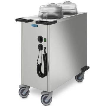 Bordendispenser | RVS | 70°C | Statisch | 122 Borden, Zakelijke goederen, Verzenden, Nieuw in verpakking