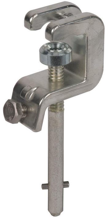 Universele Klem D 25/30 T 18mm Rd/Fl 30mm Met T-pen Schacht, Doe-het-zelf en Bouw, Verzenden, Nieuw