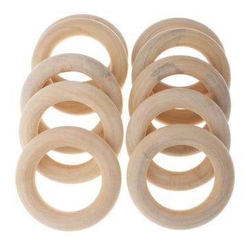 20x 5cm Houten Ring, Verzenden, Nieuw