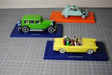 Atlas 1:43 - Modelauto (3) - Serie Tintin: La Limousine du, Livres