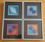 Victor Vasarely (1906-1997) - Rare Suite de 4 Multiples