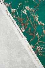 Gratis verzending! TexStilArt - Van Gogh ALMOND BLUE -