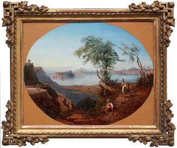 Giacinto Gigante (1806-1876), Circle of - Neapolitan coastal