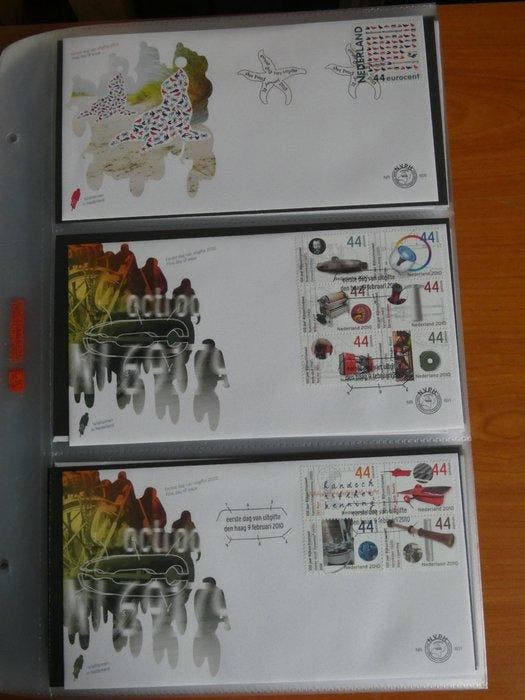 Nederland 2010/2014 - Collectie FDCs - NVPH e 600- e 705, Timbres & Monnaies, Timbres | Pays-Bas