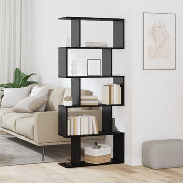 vidaXL Boekenkast 5-laags 70 x 24 x 161 cm Bewerkt hout, Verzenden