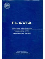 1972 LANCIA FLAVIA TECHNISCHE INFORMATIE WERKPLAATSHANDBOEK