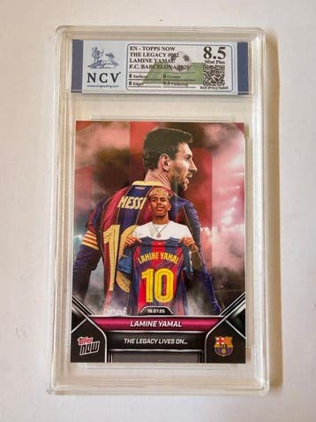 Topps Topps Now Lionel Messi, Lamine Yamal 002 Graded card -