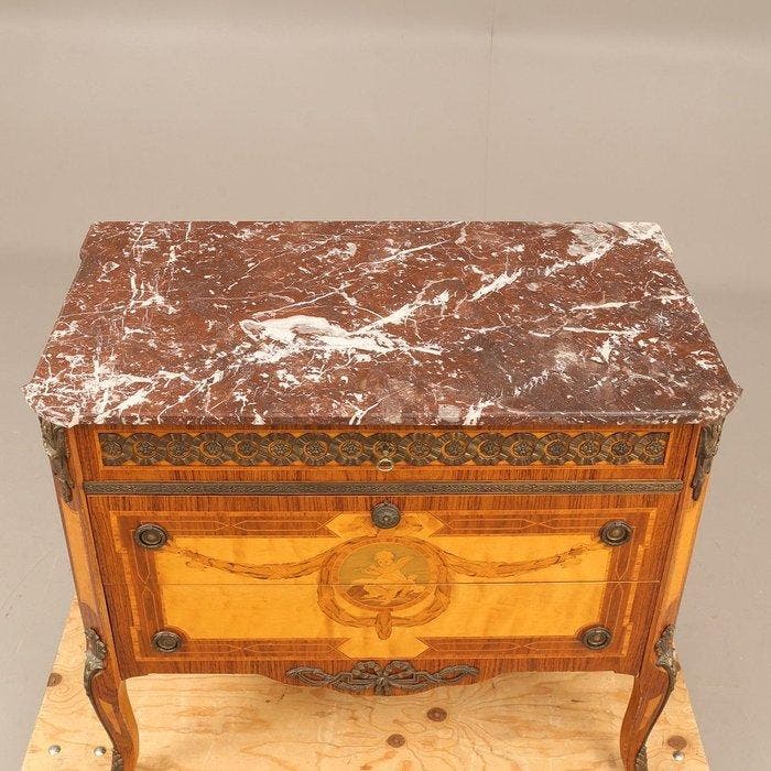 Commode - Hout, Marmer, Antiek en Kunst, Antiek | Overige Antiek