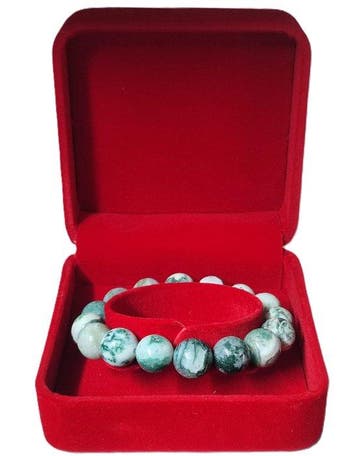 Prachtige mosagaatarmband in geschenkdoos – Gratis, Verzamelen