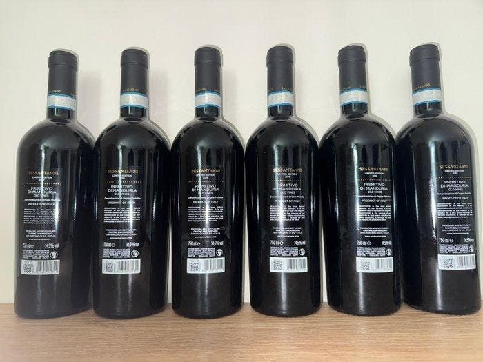 2019 San Marzano Sessantanni Limited Edition - Primitivo di, Verzamelen, Wijnen