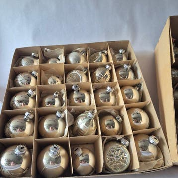 Kerstballen 48 kerstballen / kerstbellen (48) - Glas, Nieuw