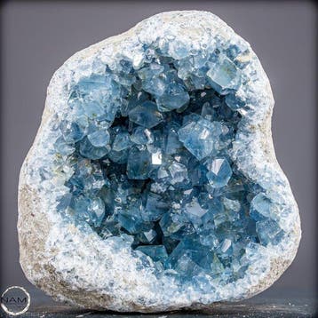 Celestine Druse – Hemel op Aarde in kristalvorm Geode-