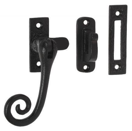 Raamboom Met Sluitplaat en Sluithaak ijzer zwart, Doe-het-zelf en Bouw, Overige Doe-Het-Zelf en Bouw, Nieuw