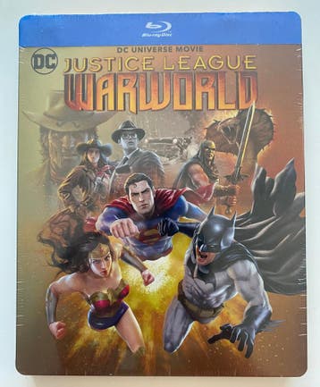 JUSTICE LEAGUE: WARWORLD (STEELBOOK) (IN SEAL) (BLURAY), CD & DVD, Blu-ray