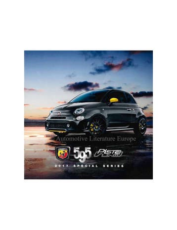 2017 ABARTH 595 PISTA SPECIAL SERIES BROCHURE NEDERLANDS, Ophalen of Verzenden
