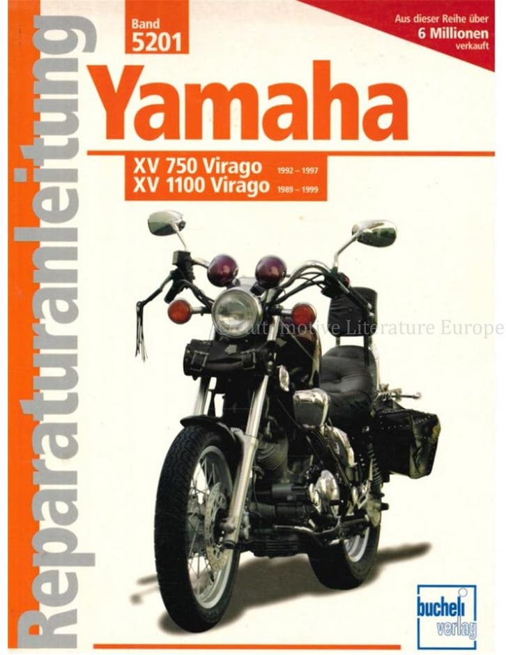 1989-1999 YAMAHA VIRAGO XV750 | XV1100 VRAAGBAAK DUITS, Autos : Divers, Modes d'emploi & Notices d'utilisation