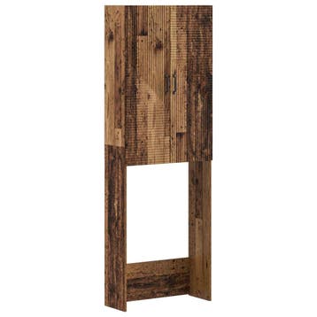 vidaXL Toiletkast HAARLEM Oud hout 66 x 25,5 x 190 cm, Verzenden, Nieuw