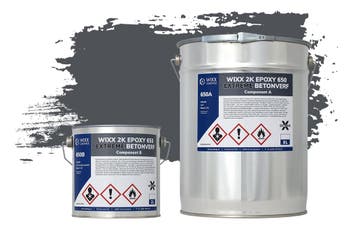 Wixx 2K Epoxy 650 Extreme Betoncoating RAL 7015 | Leigrijs, Doe-het-zelf en Bouw, Verzenden, Nieuw