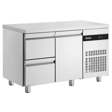 Koelwerkbank | 270L | 1 Deur (1/1 GN) + 2 Laden | 0°C/+10°C, Verzenden, Nieuw in verpakking