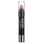 Moon Glitter Holographic Body Crayons Pink 3.2g, Verzenden, Nieuw