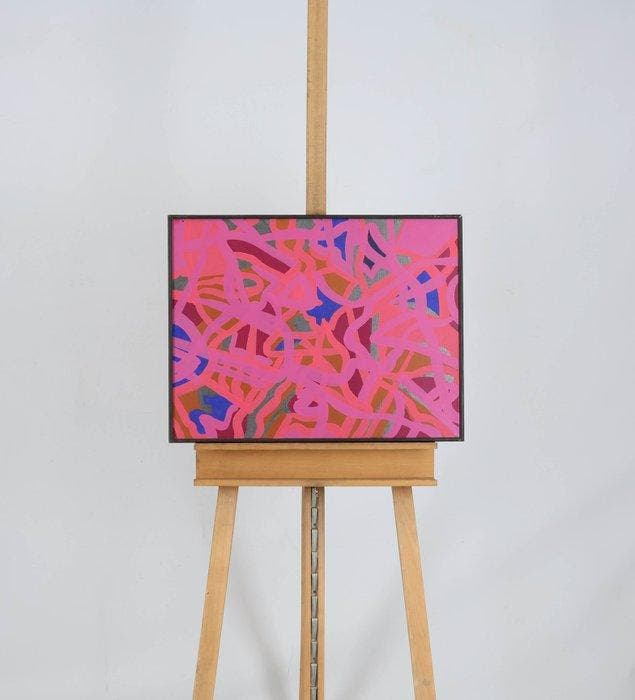 Kuno Schiefer (1948-1992) - Übermalung, Antiek en Kunst, Kunst | Schilderijen | Modern