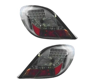 FEUX ARRIÈRE PEUGEOT 207 06-12 LED FOND CHROMÉ FUMÉ, Verzenden, Neuf
