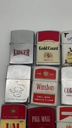 Varios - Lot of 14 Vintage Petrol Lighters Zippo Style –