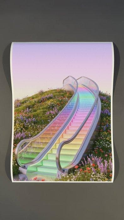 Téber - Delectable Path (Dreamcore), Antiek en Kunst, Kunst | Designobjecten