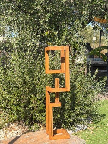 Ana Lucia B.M - Sculpture Corten - XL - No Reserve