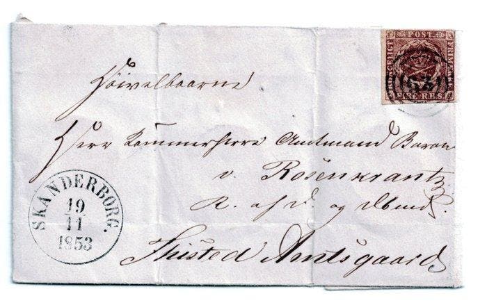Denemarken 1851/1900 - Postgeschiedenis, brieven en zegels,, Postzegels en Munten, Postzegels | Europa | Overig