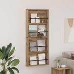 vidaXL Tijdschriftenrek met plank 2 pcs Artisan Eiken 60 x, Verzenden, Nieuw