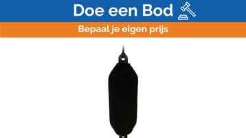 Bieden: Fenderfits FF02Z Black Yacht Fender Cover Premium M, Watersport en Boten, Bootonderdelen, Ophalen of Verzenden, Nieuw