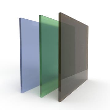 Enkel glas gehard satijn groen acide/melkglas 6 mm, Doe-het-zelf en Bouw, Verzenden, Nieuw