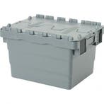 Distributiebak 400x300x250 mm euronorm grijs kunststof, Doe-het-zelf en Bouw, Kratten en Dozen, Ophalen of Verzenden, Nieuw