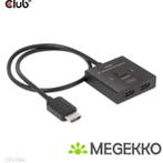 CLUB3D HDMI 2-in-1 Bi-directional Switch for 8K60Hz or, Verzenden, Nieuw