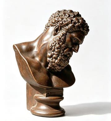 Decoratief ornament - Hercules borstbeeld